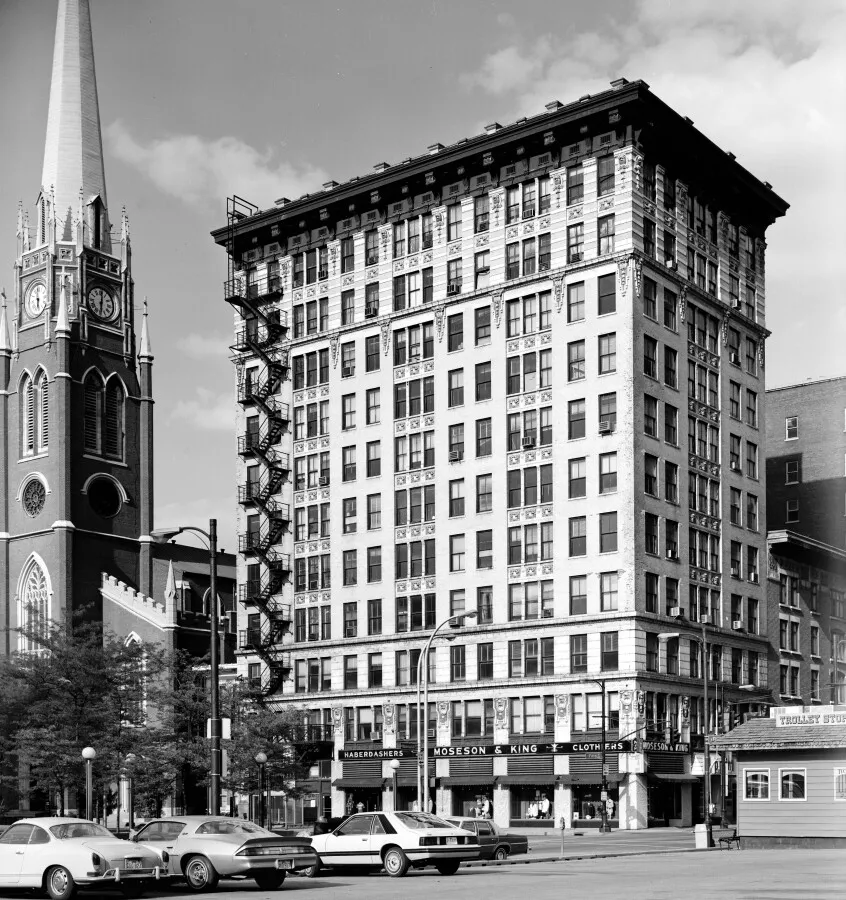 Vintage view from the southwest