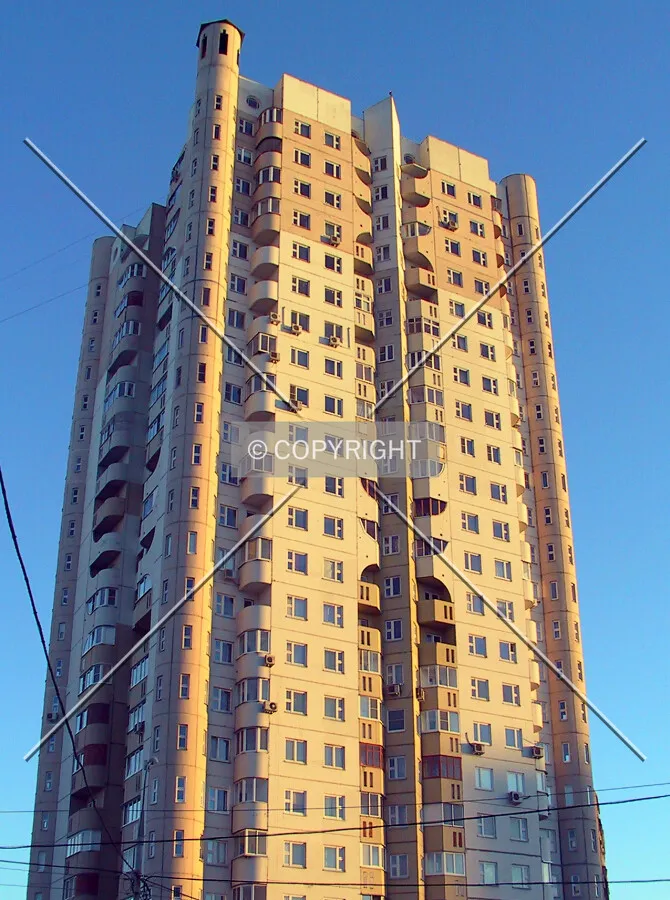 Looking up from the north