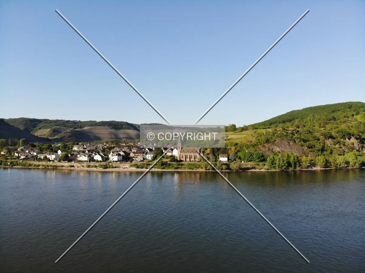 Above the rhine river