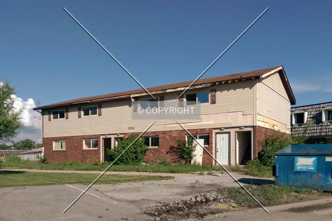 View from the northwest; June 24, 2014