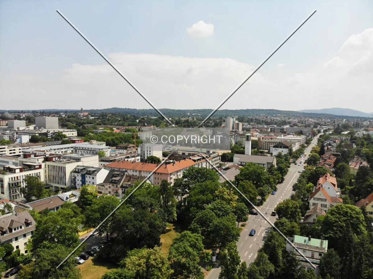 View over Darmstadt - Panorama