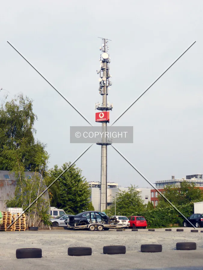 vodafone communication mast