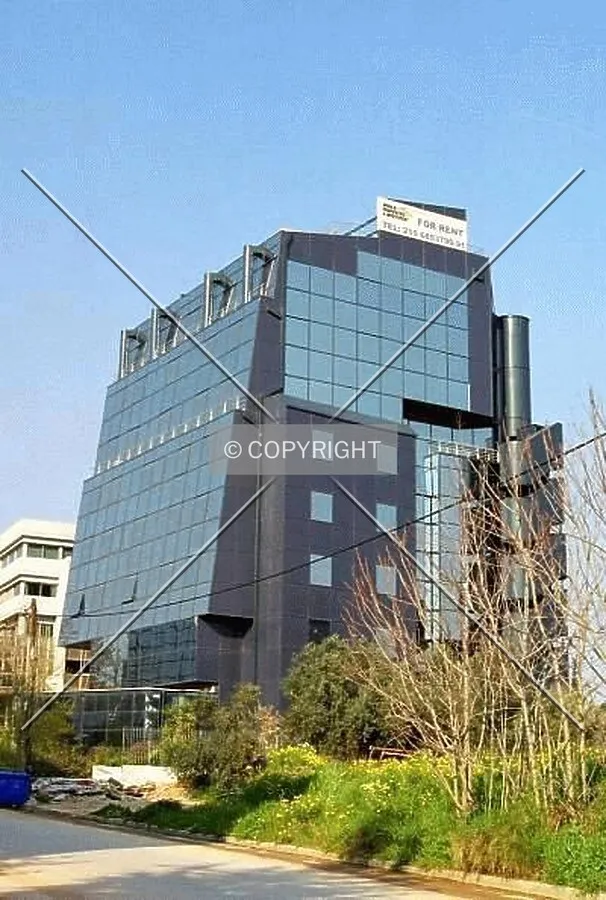 Street level view of the building from Artemidos street