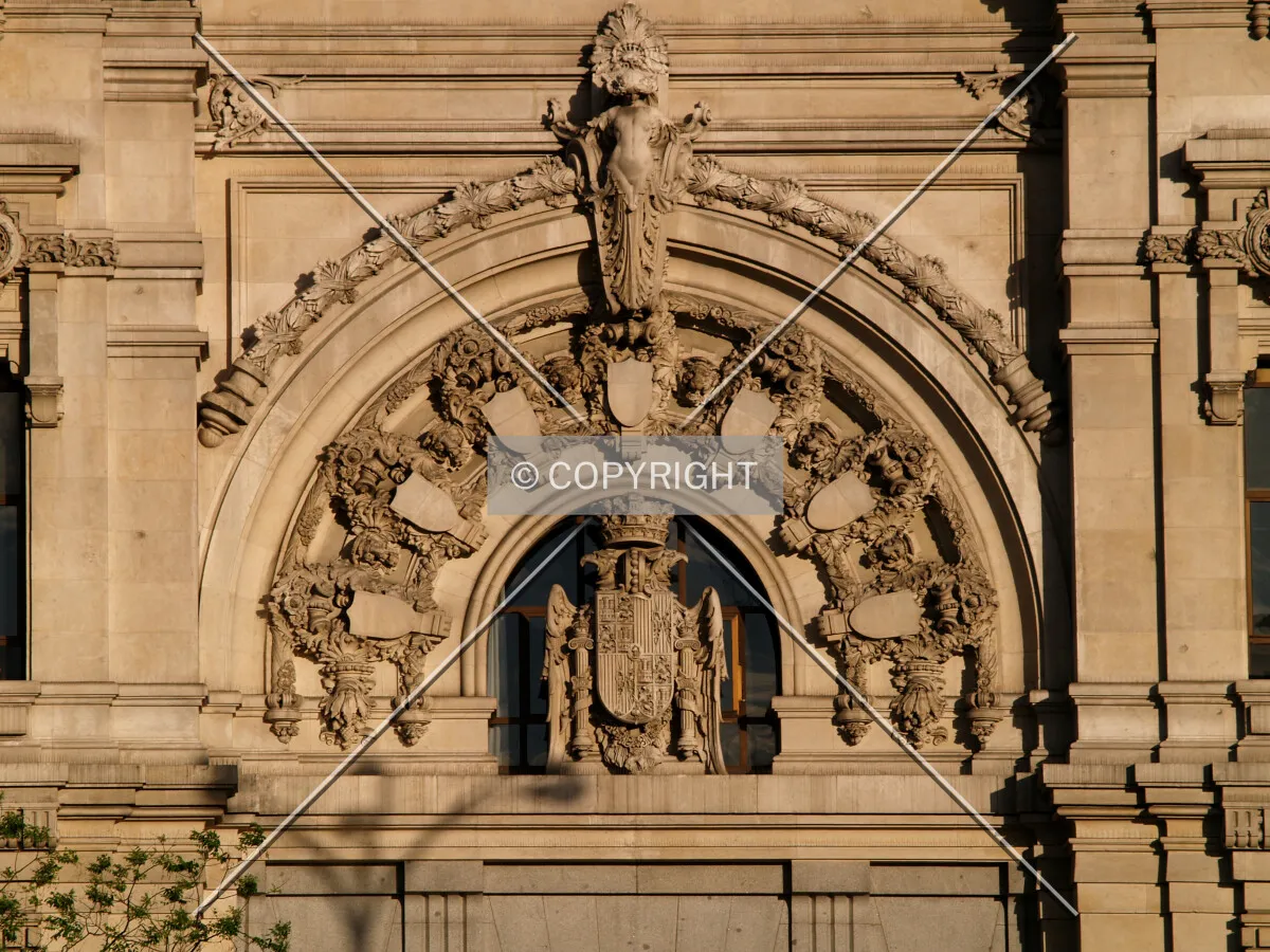 Decoration over the main entrance
