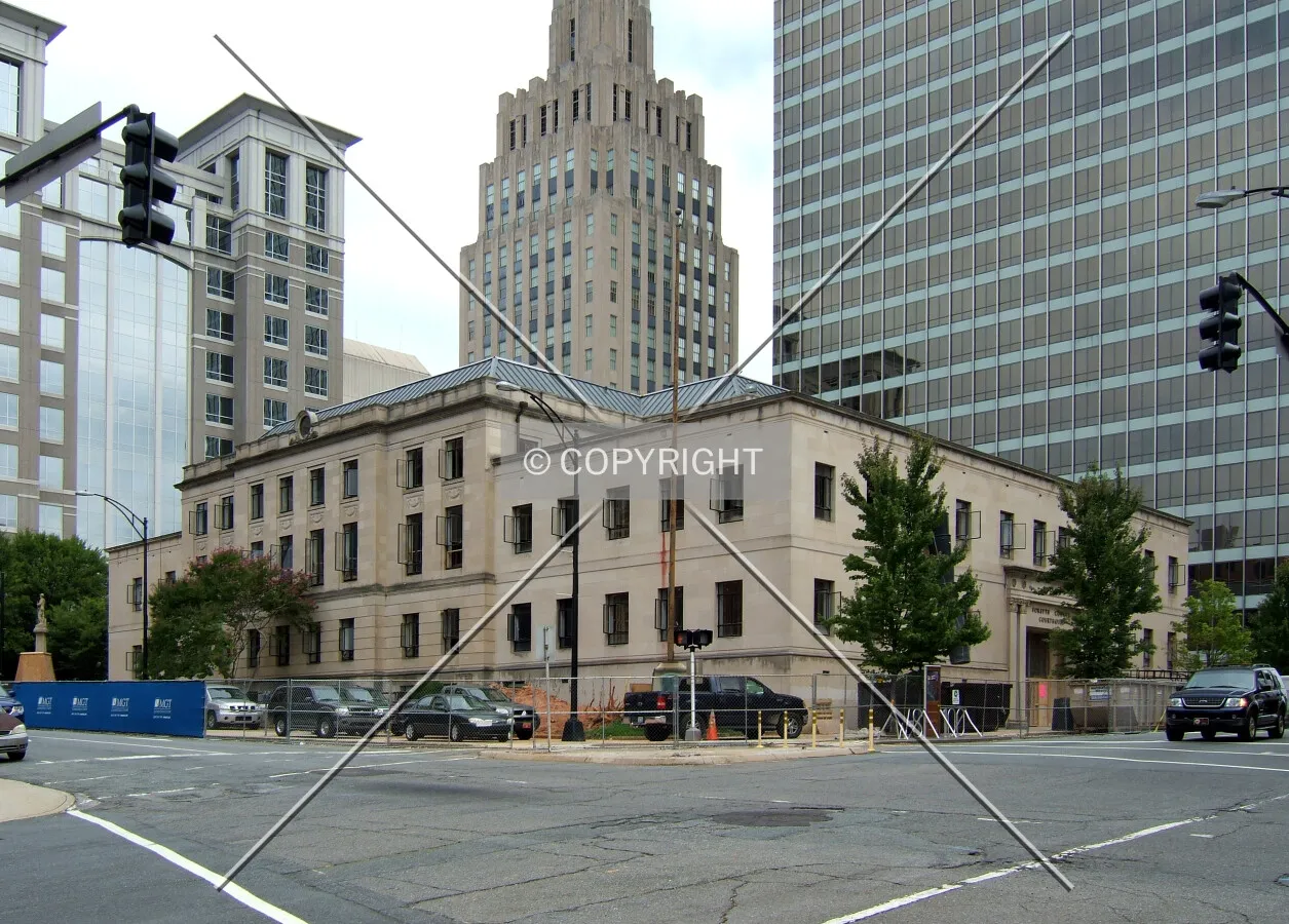 View from the southwest at Liberty and 3rd Streets