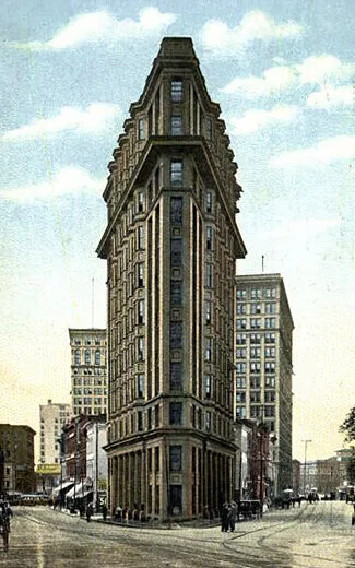 Vintage view from the northeast