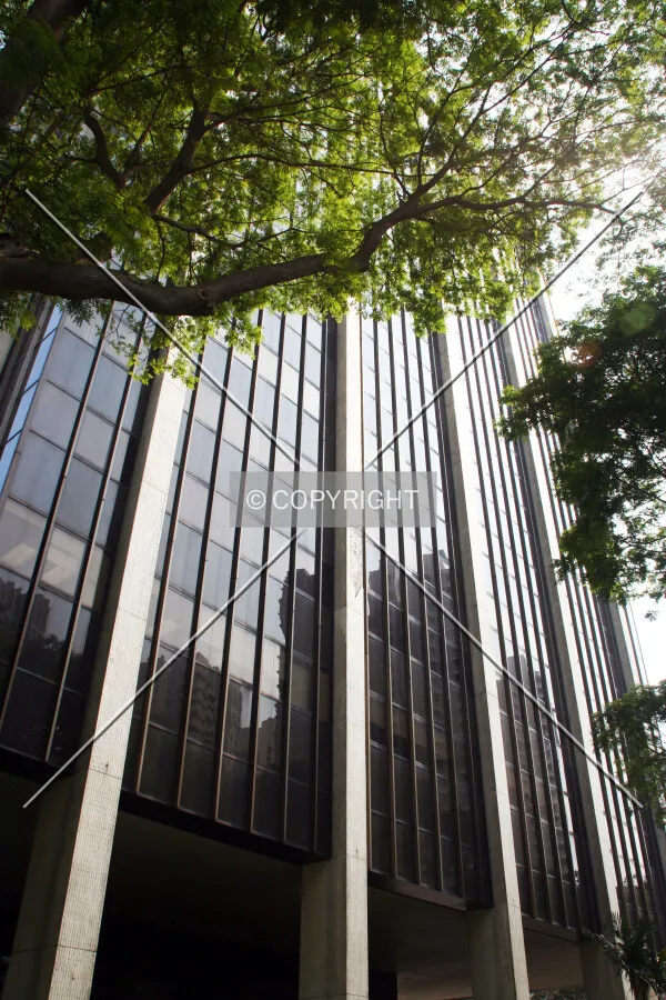 The facade from Cantonment Road