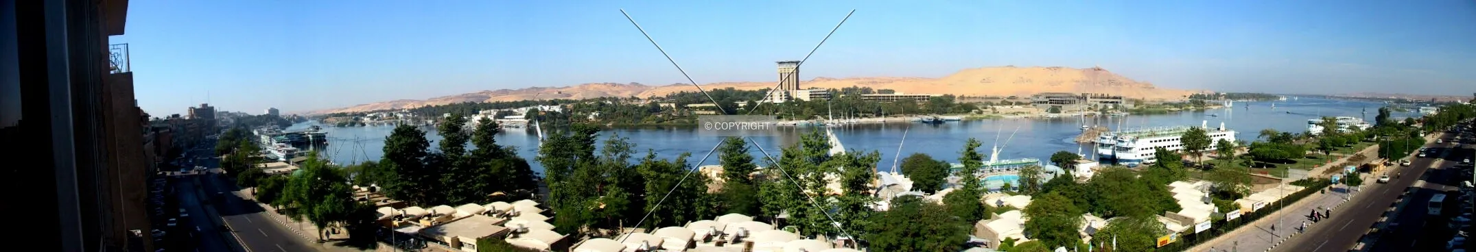 180-degree view from the Al-Salaam Hotel