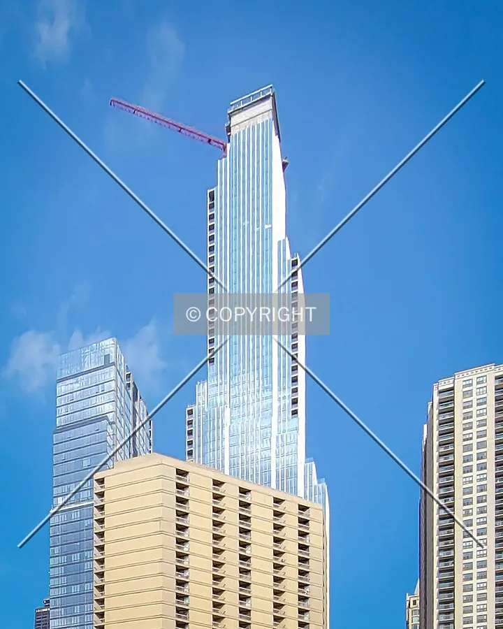 From the west during construction; July 31, 2021