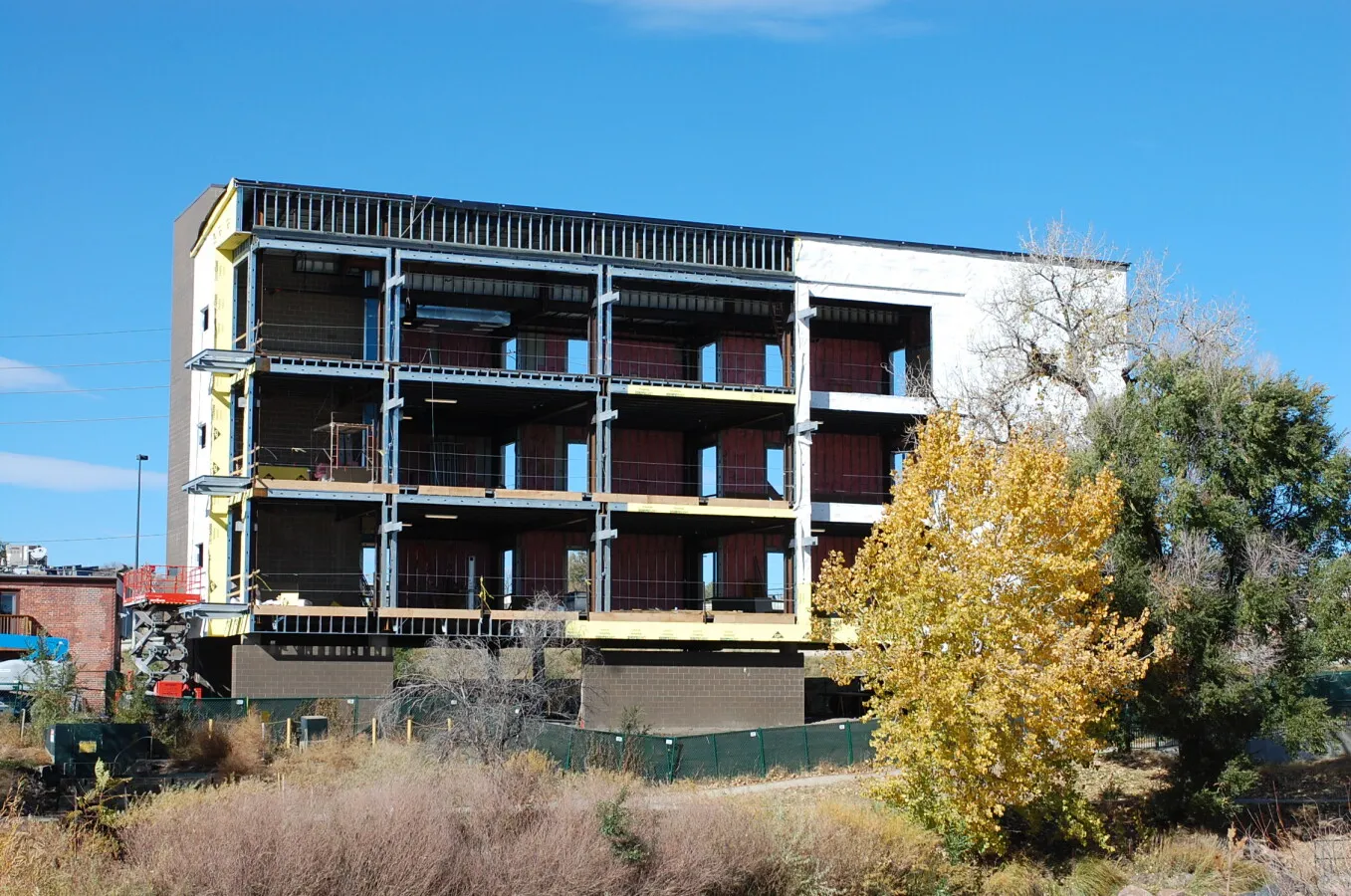 View from the southeast