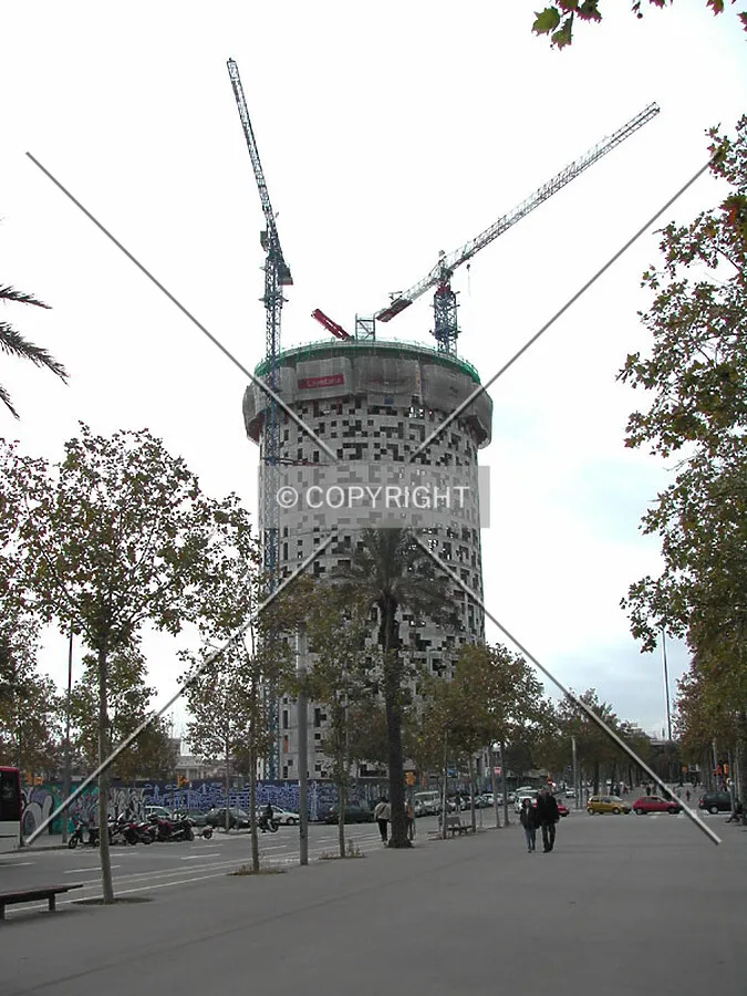 General view from Avinguda Diagonal