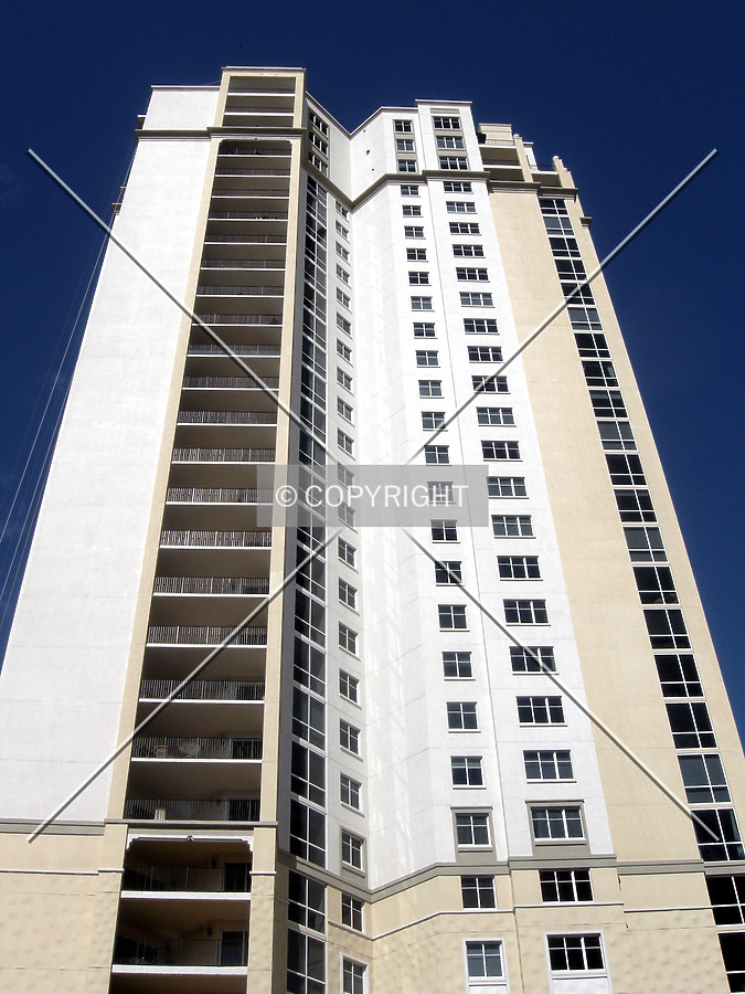 Looking up the south side