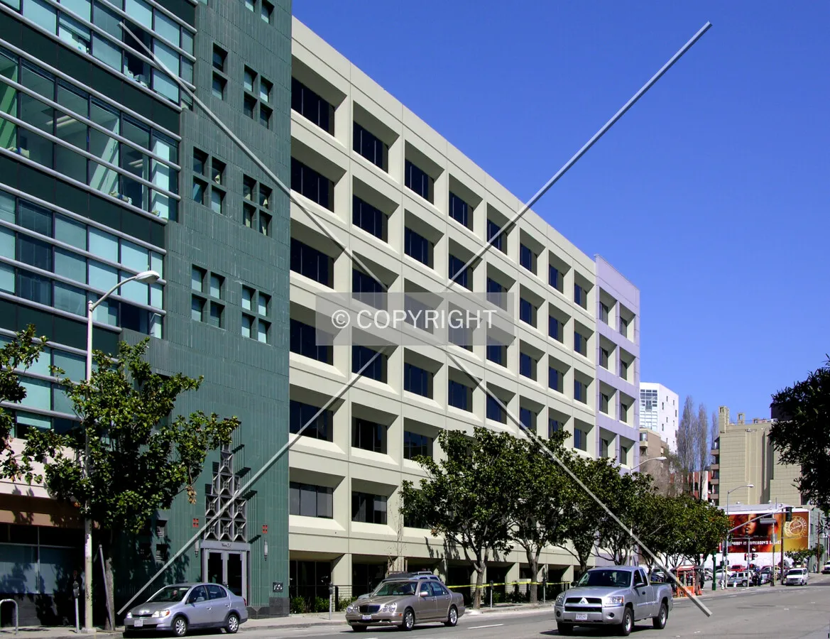 From across Harrison Street to the southwest