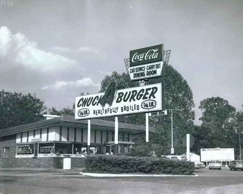 Vintage view from the southwest