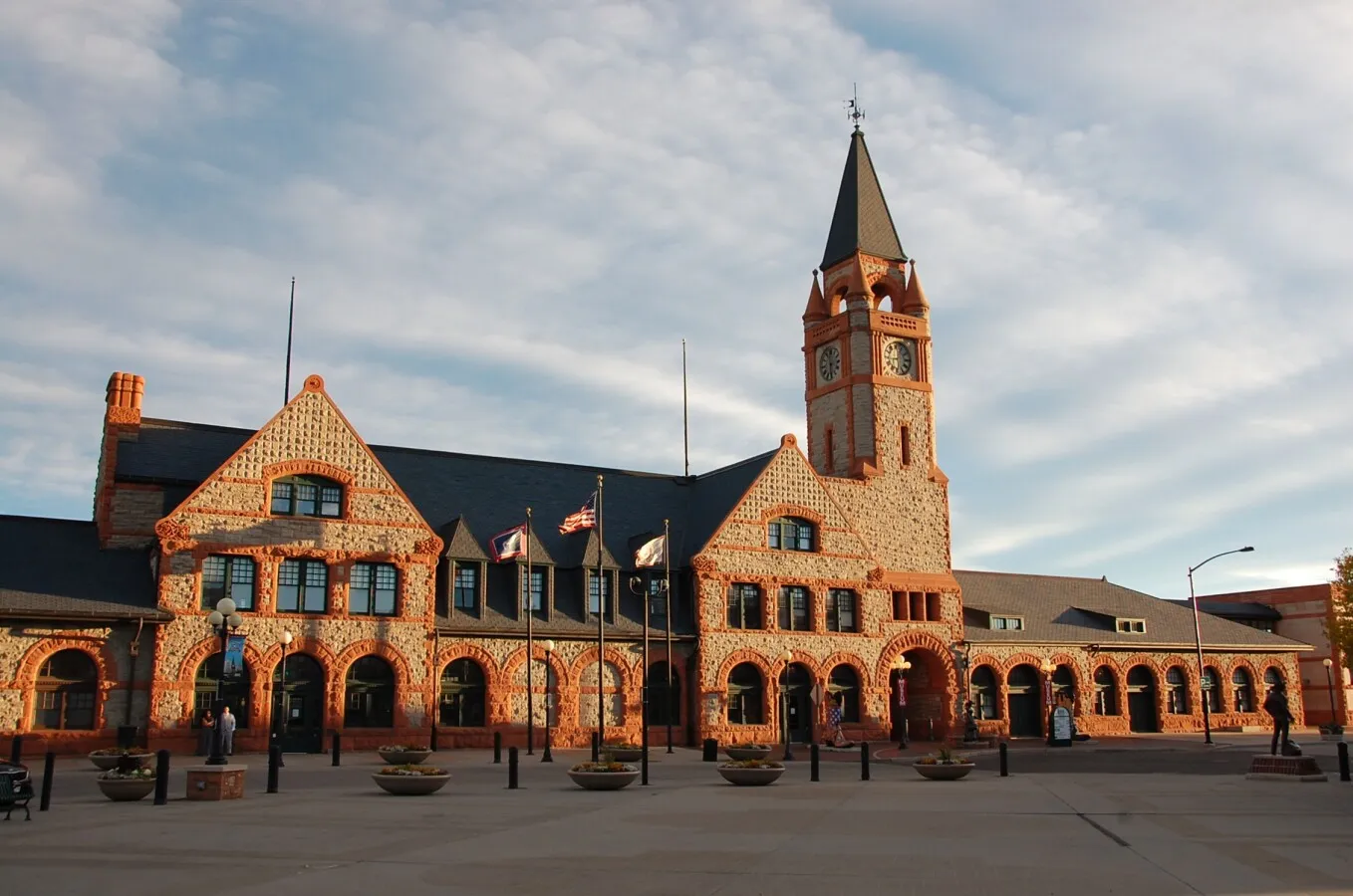 View from the northeast