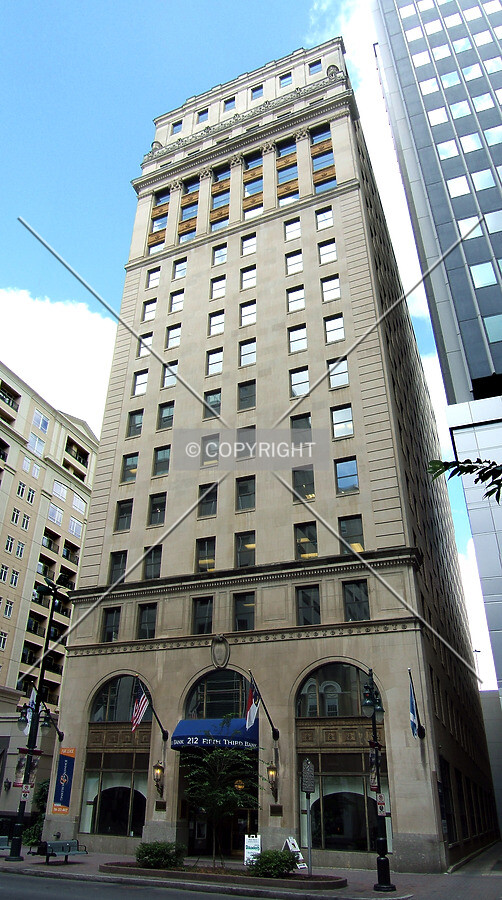 View from the southeast on Tryon Street