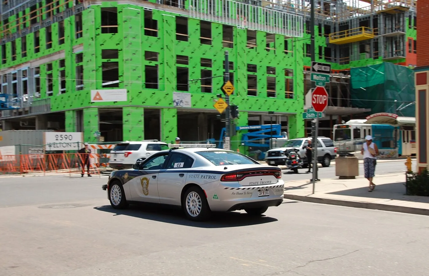 Colorado State Patrol police cruiser