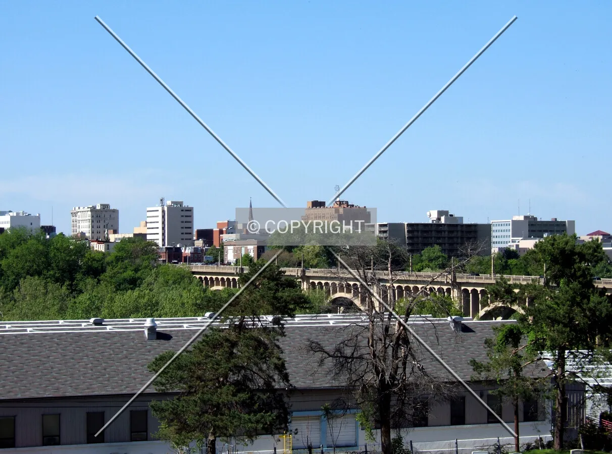 Downtown from the south