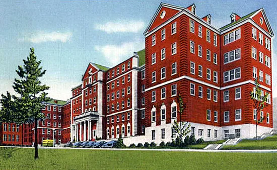Vintage view from the north
