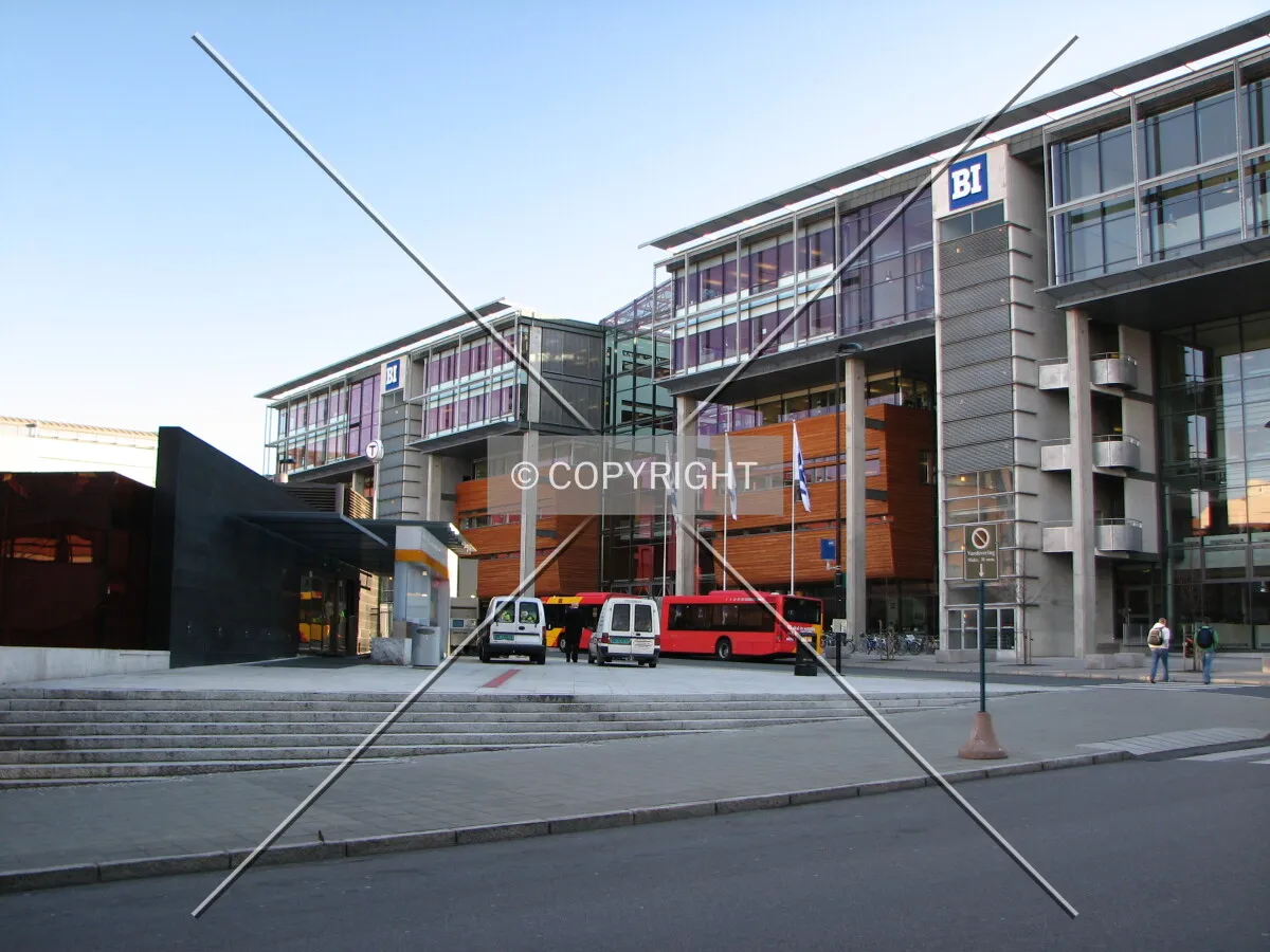 View of the north facade from Nydalsveien
