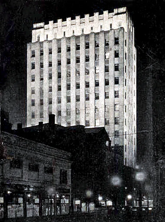 Vintage view from the northeast