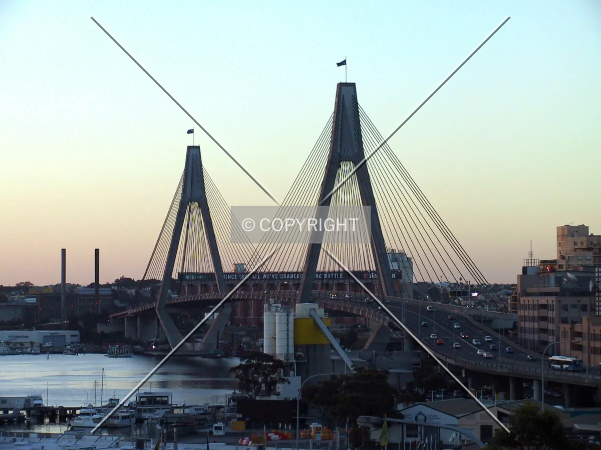 Dusk view to the north