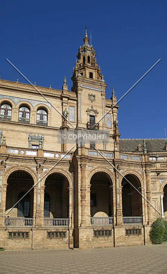 Right tower of the central body