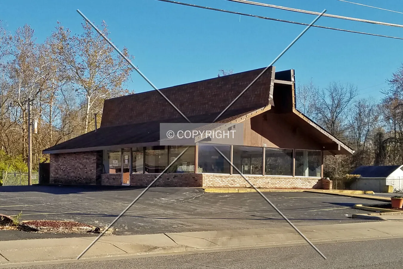 View from the northwest; November 25, 2017