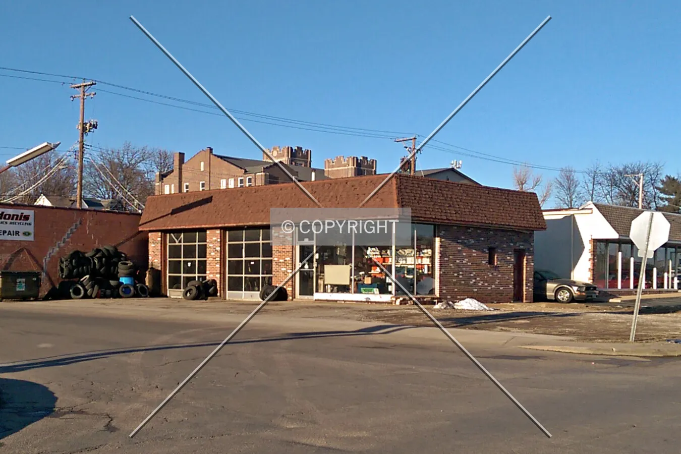 View from the southwest; March 7, 2015