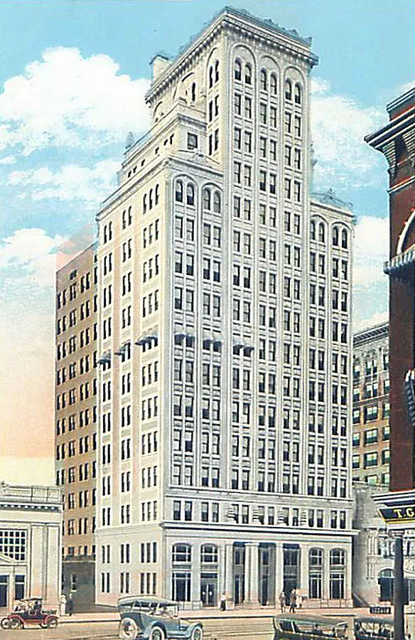 Vintage view from the southwest