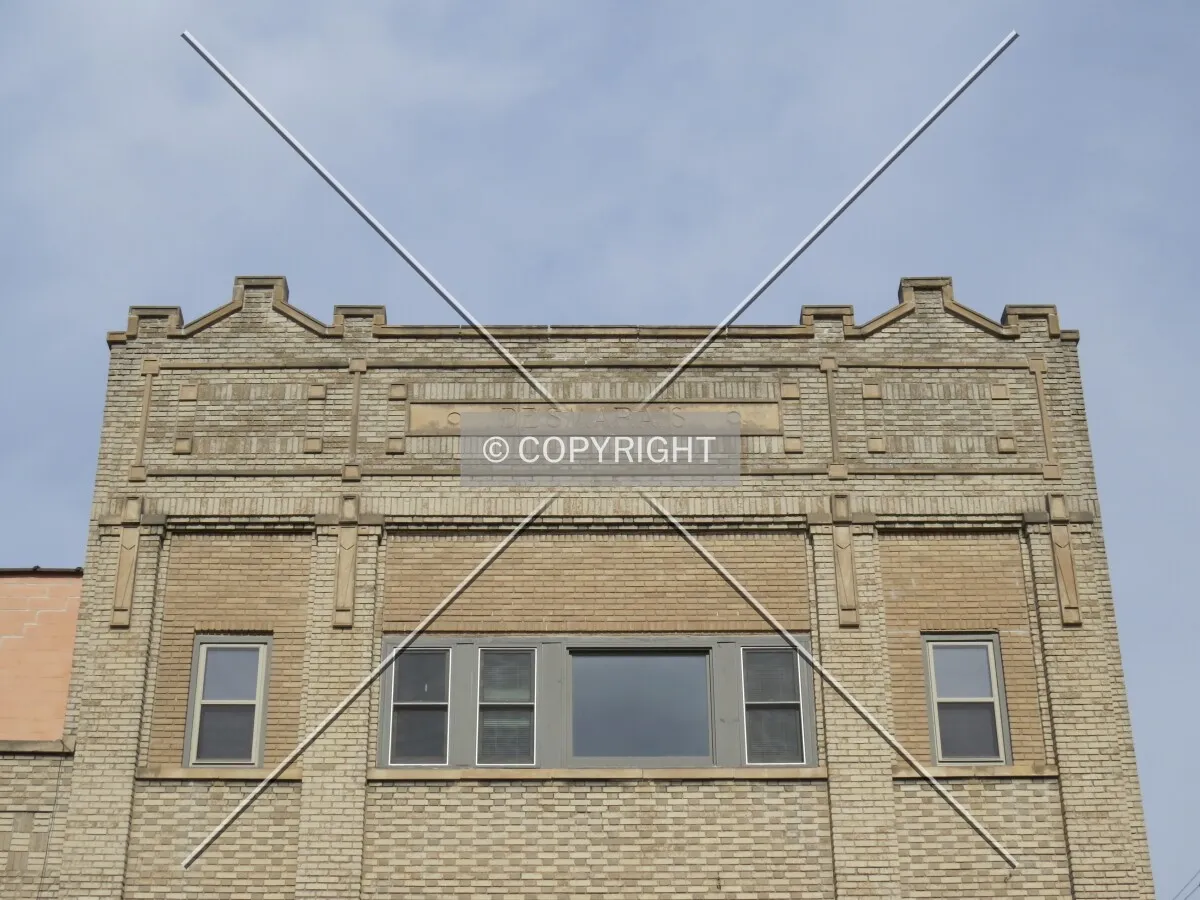 Looking up from 2nd Avenue NE