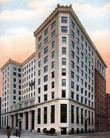 Vintage view from the southeast