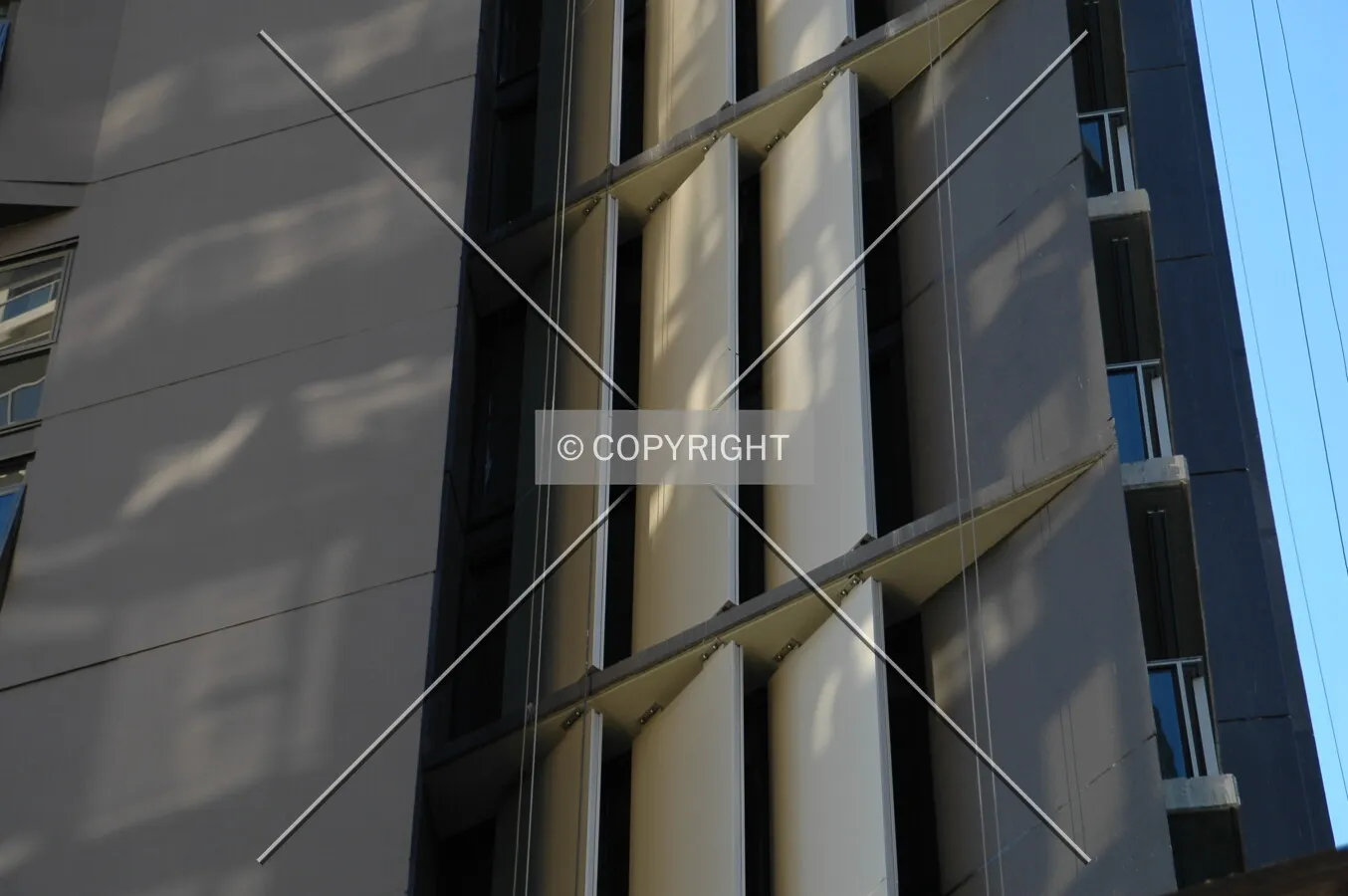 Window detail on the southeast corner