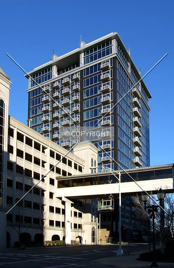 View from the southwest on Friendly Avenue