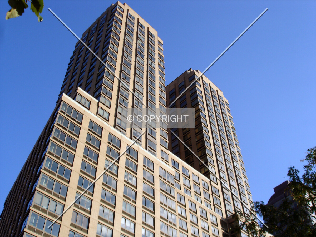 Looking up the front side