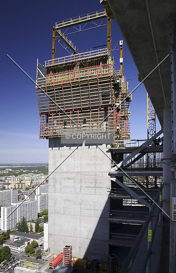 The service towers