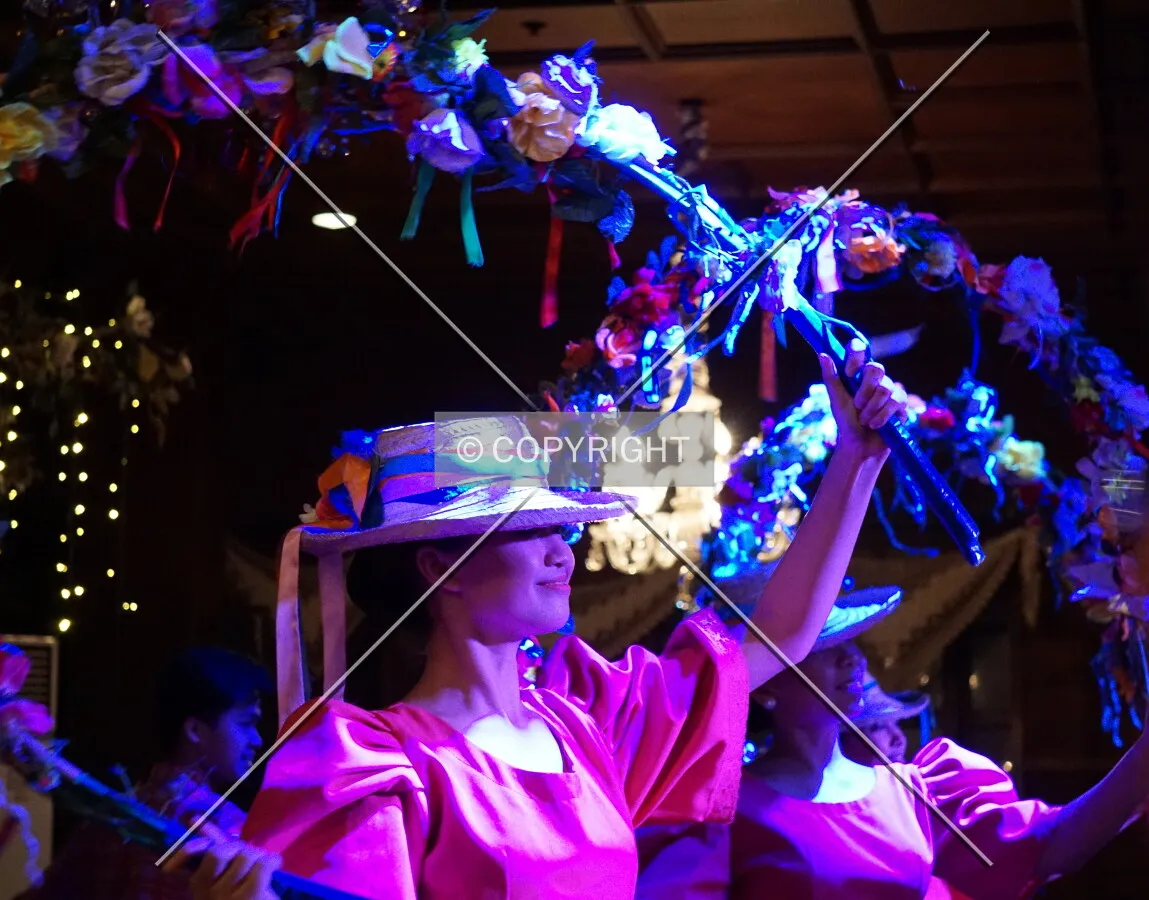 Dancers performing during dinner; February 25, 2018