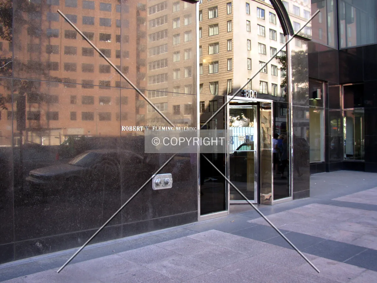Entrance and signage off 17th Street