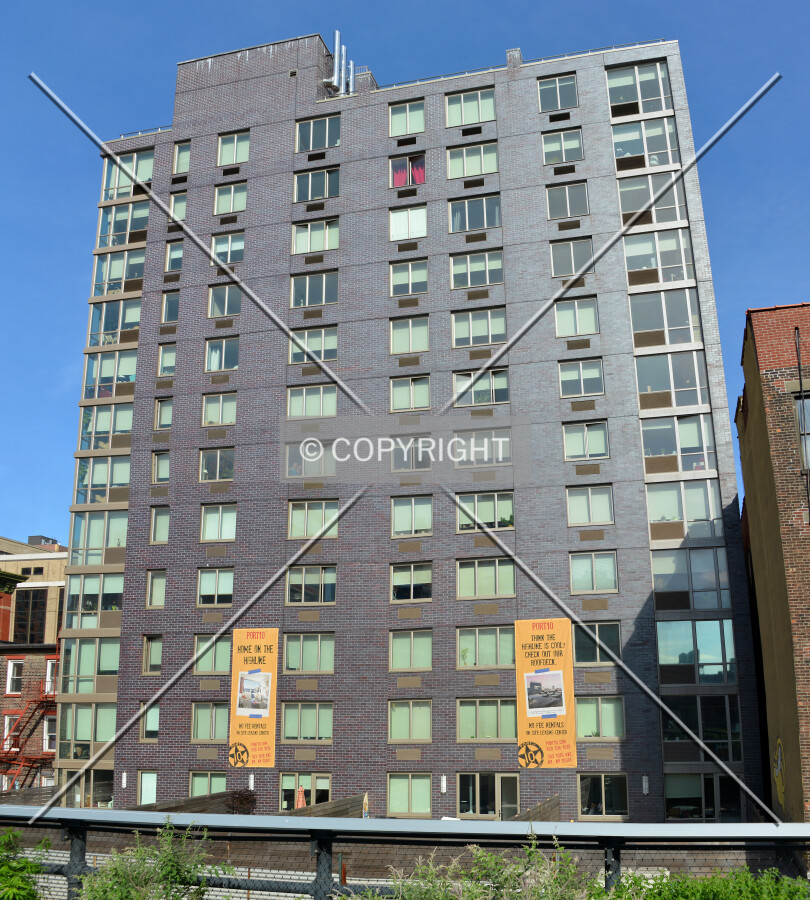 View from the west on the High Line