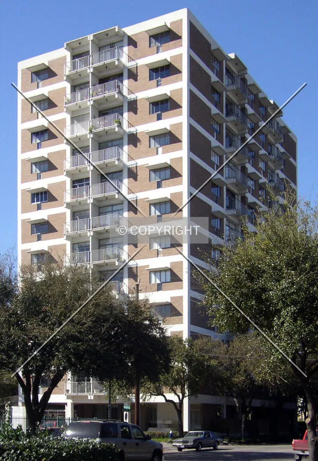 Looking north from Montrose Boulevard