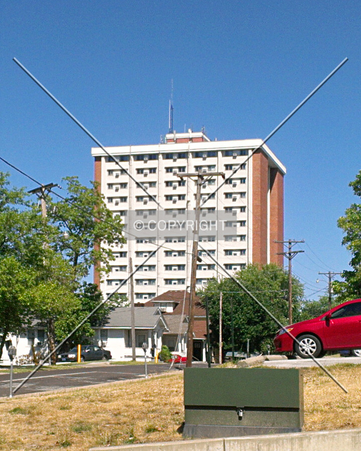 Distant view from the west