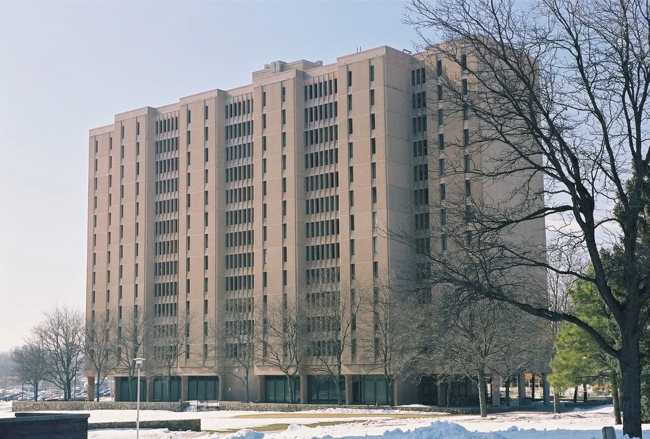 View from the northeast