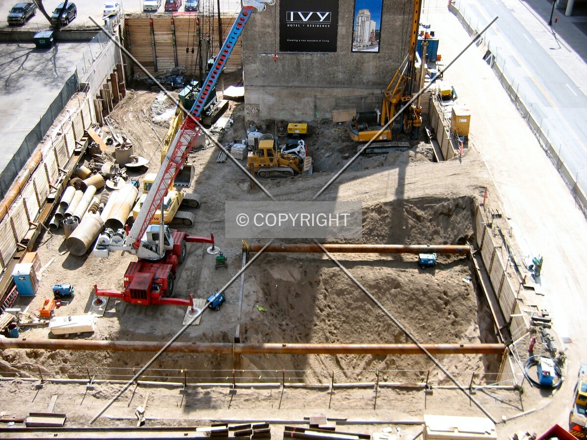 Site view from the Leamington Ramp