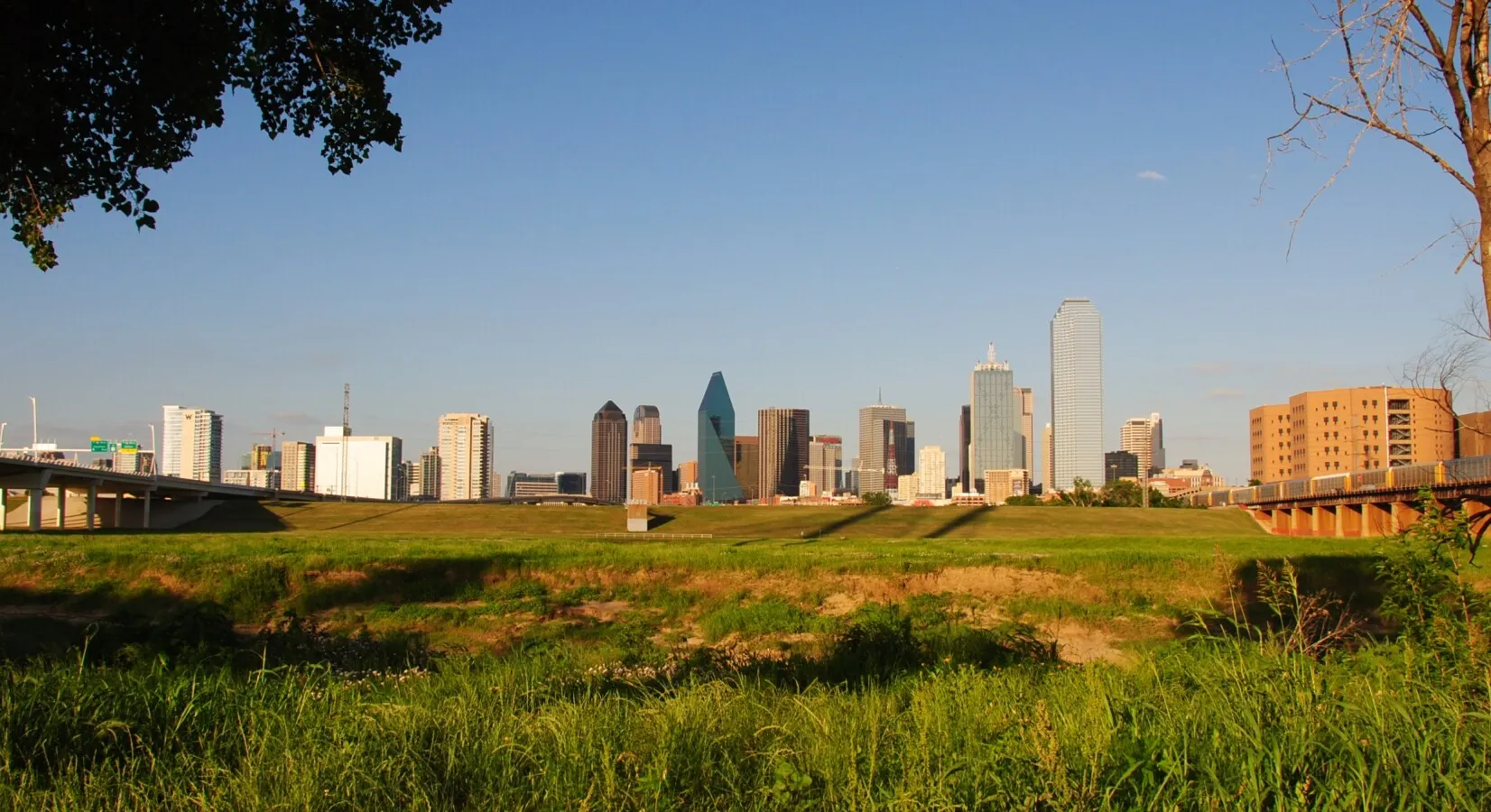 View of the Dallas skyline