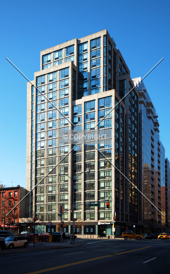 Viewed from the northeast along East 23rd Street