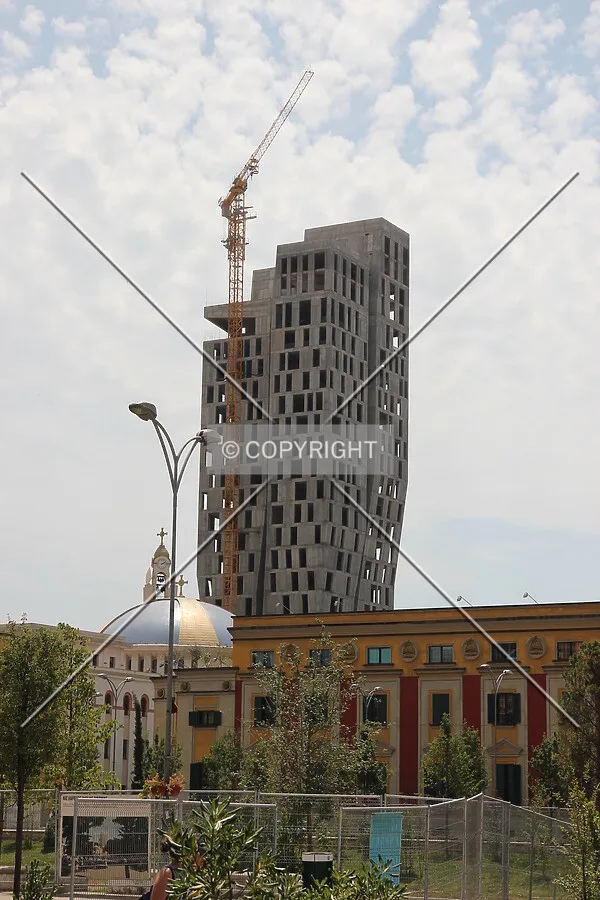 View from Skanderbeg square