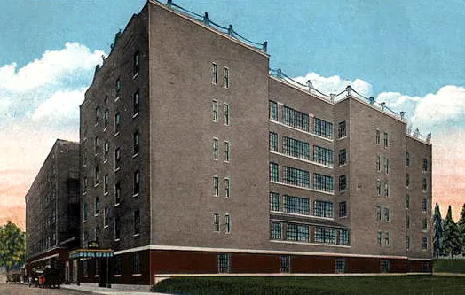 Vintage view from the west