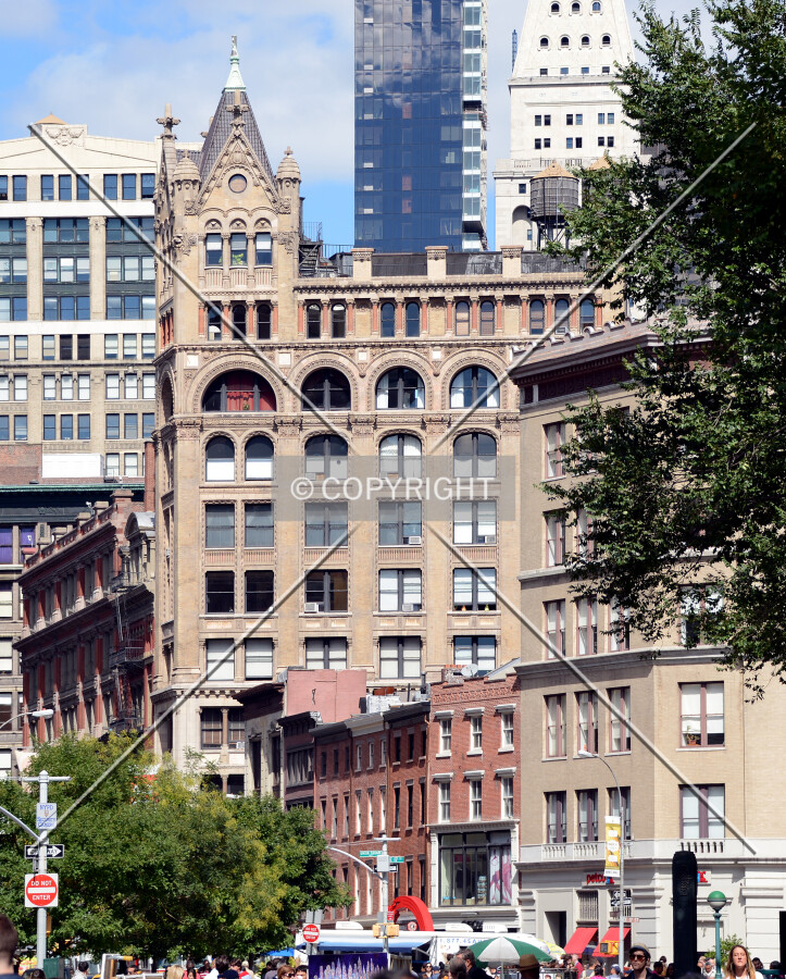 View from the southwest on Broadway