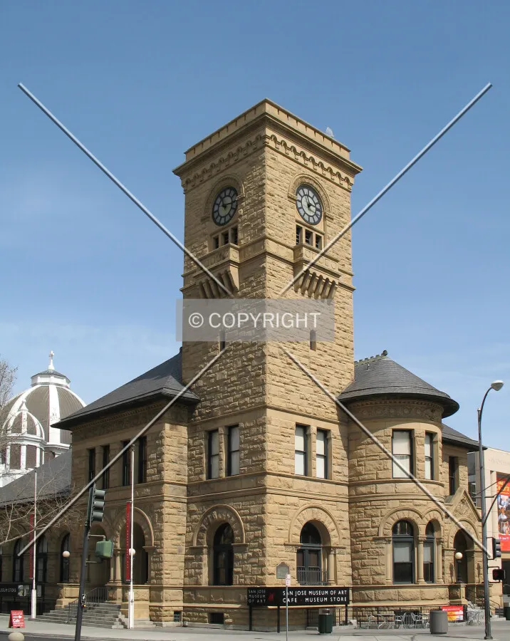 Southwest corner along South Market Street