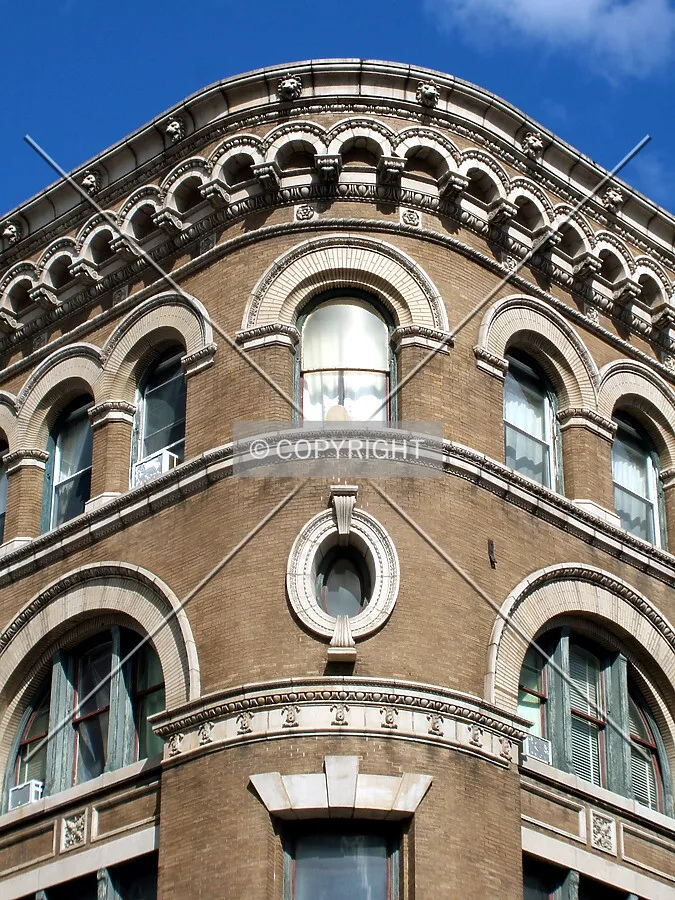 Cornice detail from the southwest